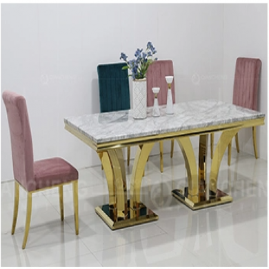 Wholesale Imported Marble Dining Room Sets Luxury Dining Furniture